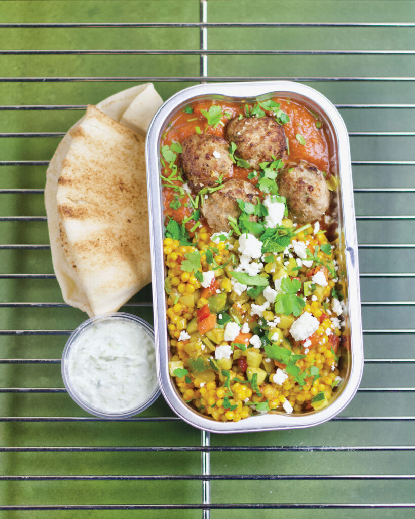 Griekse Kofta met orzo