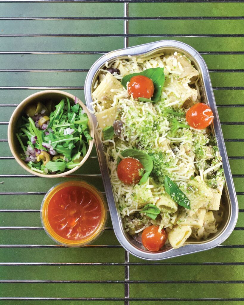 Pasta a la parmigiana